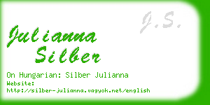 julianna silber business card